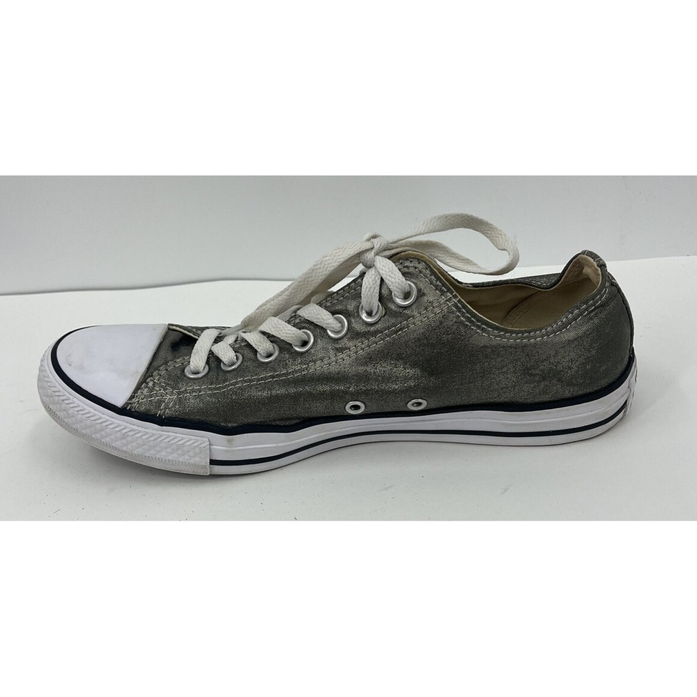 Converse All Star Women's 11 Men's 9 Low Top Chuck Taylors Sneakers Metallic - Picture 6 of 9